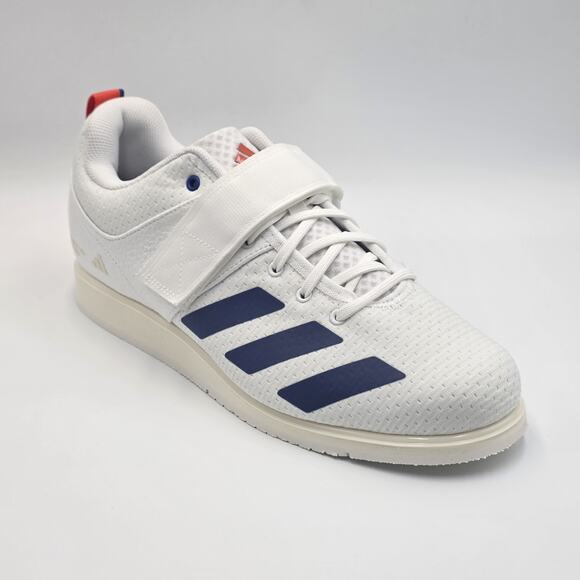 Adidas Powerlift 5 Weightlifting Shoes JP9878 White Dark Blue Mens Size 10.5 New main image 12